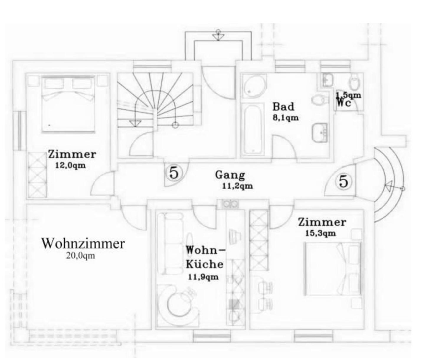 Appartementhaus Tratter 拉古多 外观 照片